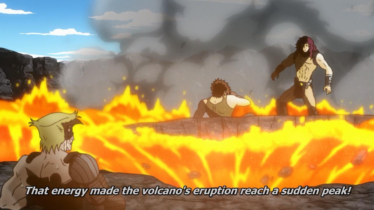 JoJo Volcano Eruption
